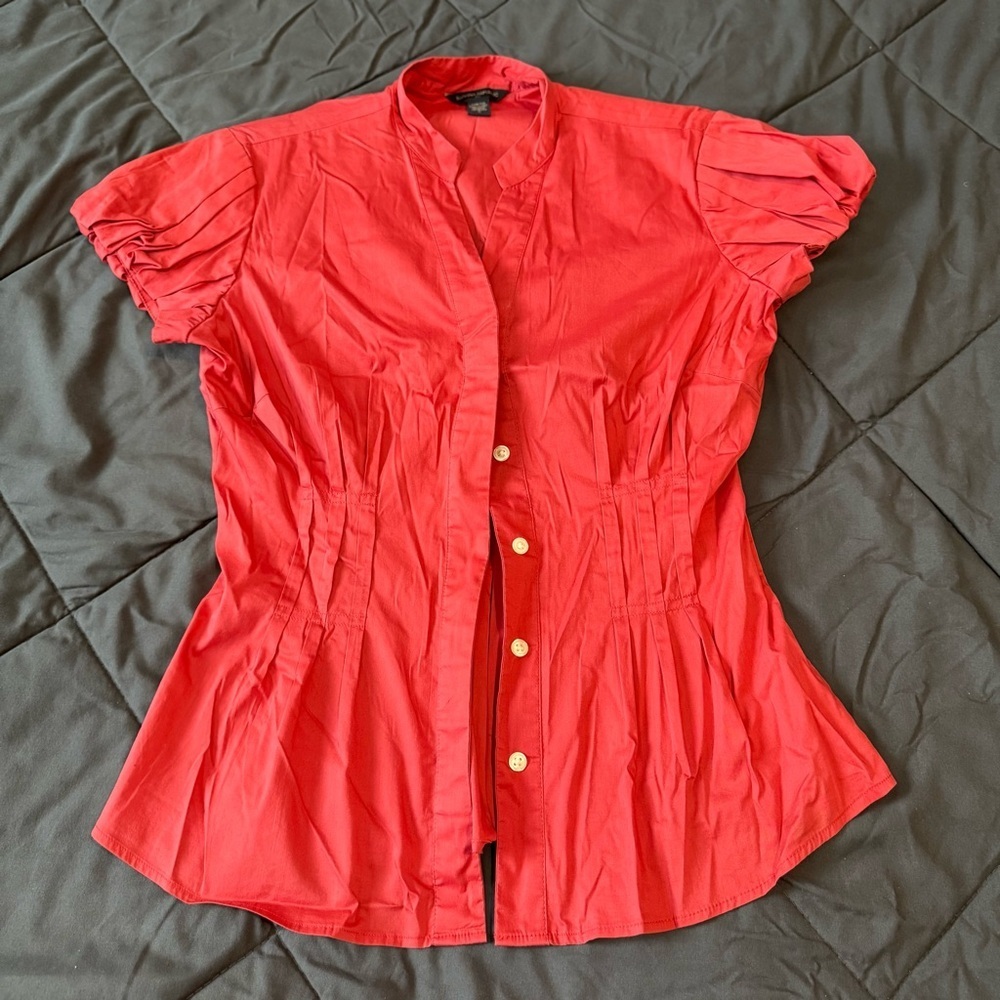 Banana Republic Short Sleeve Button Down Shirt